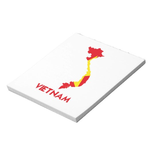 BLOC-NOTE CARTE DU VIETNAM (Tourné)