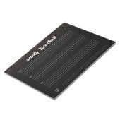 Bloc-note Carte graphique faciale de maquillage professionne (Incliné)