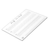 Bloc-note Carte graphique faciale de maquillage professionne (Incliné)