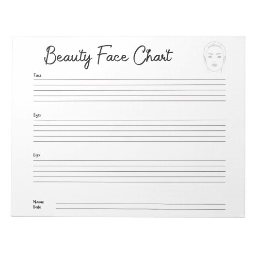 Bloc-note carte graphique professionnelle (Devant)