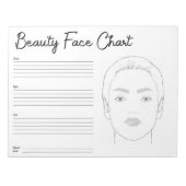 Bloc-note carte graphique professionnelle (Devant)