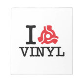 Bloc-note Carte I 45 Vinyl (Devant)