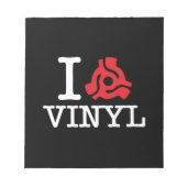 Bloc-note Carte I 45 Vinyl (Devant)