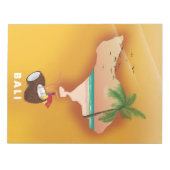 Bloc-note Carte illustrée de Bali (Devant)