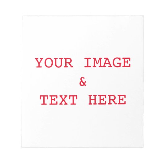 Bloc-note Carte mémoire personnalisée (Devant)