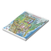 Bloc-note Carte Texas USA (Tourné)