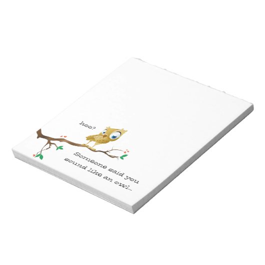 Bloc-note Cartes de devis amusantes (Tourné)