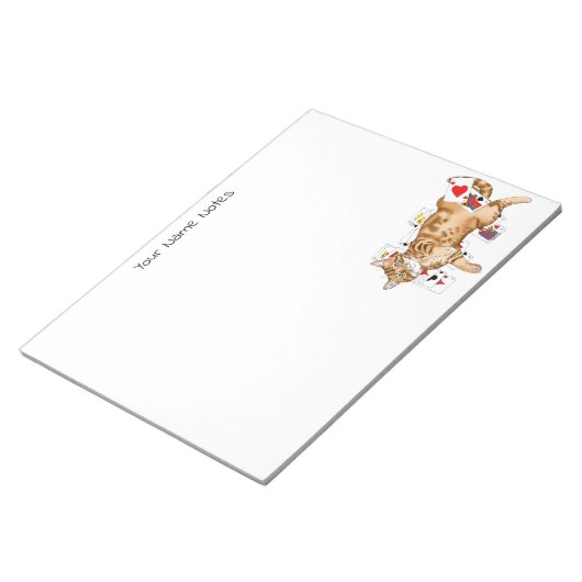 Bloc-note Cartes de jeu Solitaire (Incliné)