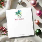 Bloc-note Cartes de Noël tropicales Palm Tree