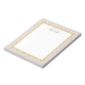 Bloc-note Cartes de notes élégantes à fleurs sauvages (Tourné)