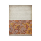 Bloc-note Cartes de Tarot Rustique Parchemin Stationery semi (Tourné)