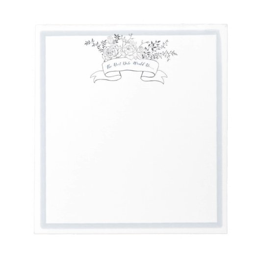 Bloc-note Cartes d'idées de la date botanique de nuit (Devant)