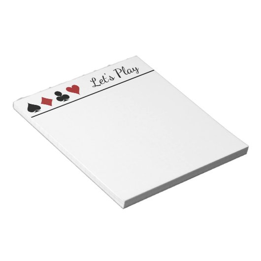 Bloc-note Cartes Score Pad (Incliné)
