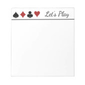 Bloc-note Cartes Score Pad (Devant)