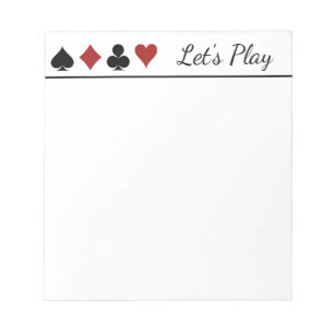 Bloc-note Cartes Score Pad