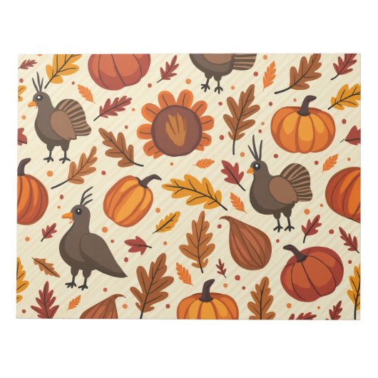Bloc-note Cartes Thanksgiving (Devant)