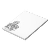 Bloc-note Carton noir et blanc Wolf et Raven (Tourné)