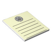 Bloc-note Carton rond mignon Visage Walrus (Incliné)