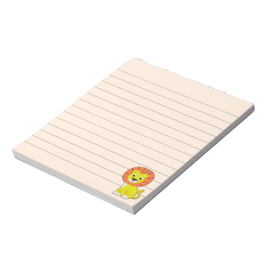 Bloc-note Cartoon mignon Lion bébé Linked (Tourné)