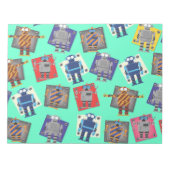 Bloc-note Cartoon robotique mécanique (Devant)
