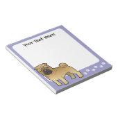 Bloc-note Cartoon Shar Pei (Incliné)