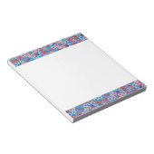 Bloc-note Cascade bleue en cascade Floral Chirimen (Incliné)