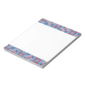 Bloc-note Cascade bleue en cascade Floral Chirimen (Tourné)