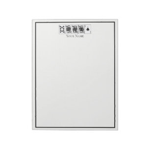 Bloc-note Casino Night Poker Royal Straight Flush Spades