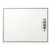 Bloc-note Casino Night Poker Royal Straight Flush Spades (Devant)