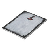 Bloc-note Casquette de sorcière noire étoiles mignonne araig (Tourné)