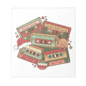 Bloc-note cassettes de musique de Noël (Devant)