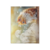 Bloc-note Cat Furry Animal animal de compagnie paisible (Tourné)