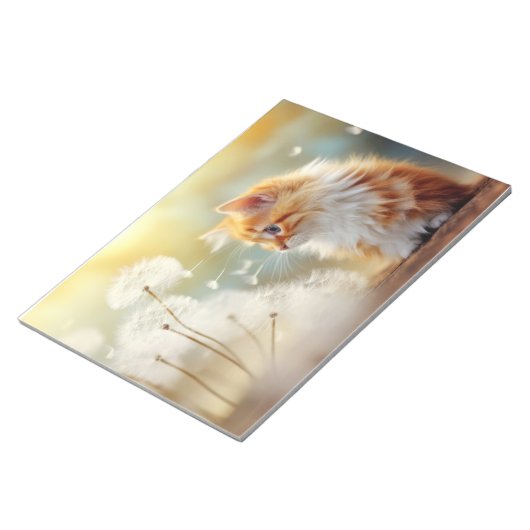 Bloc-note Cat Furry Animal animal de compagnie paisible (Incliné)