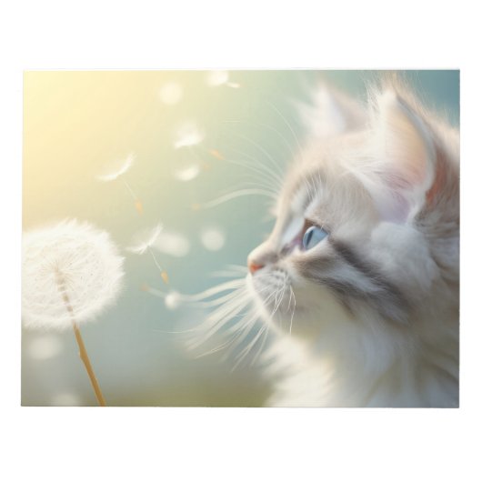 Bloc-note Cat Furry Animal animal de compagnie paisible (Devant)