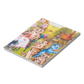 Bloc-note Cat Garden Party (Tourné)