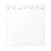Bloc-note Cat Line Art Notepad (Devant)