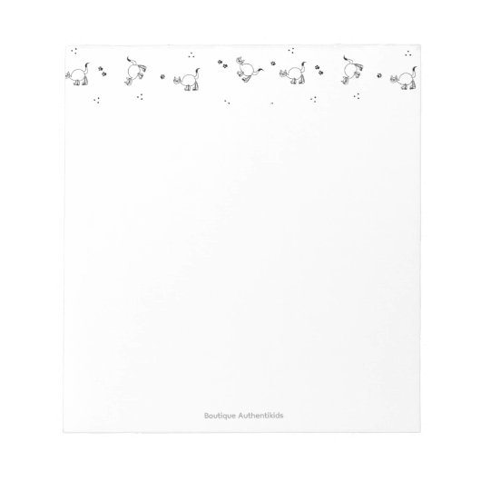 Bloc-note Cat Line Art Notepad (Devant)