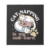 Bloc-note Cat-Napping Est Mon Citation De Cat Mignonne D'Aut (Devant)