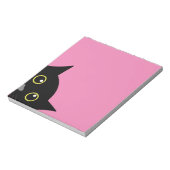 BLOC-NOTE CAT PEEKING ROSE ÉCRITURE PAD STATIONNAIRE (Tourné)