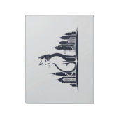 Bloc-note Cat Vector Art Animal Moderne Urbain Graphique Vil (Tourné)
