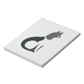 Bloc-note Cat Vector Art Animal Moderne Urbain Graphique Vil (Tourné)