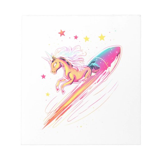 Bloc-note Cavalier de la Galaxie Licorne (1) (Devant)