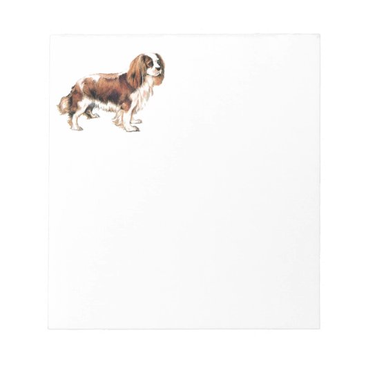 Bloc-note Cavalier King Charles Spaniel (Devant)