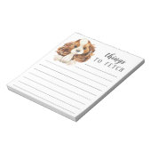 Bloc-note Cavalier King Charles Spaniel choses à rapporter (Tourné)