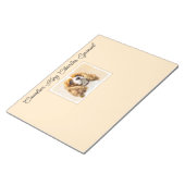 Bloc-note Cavalier King Charles Spaniel Peinture originale (Incliné)