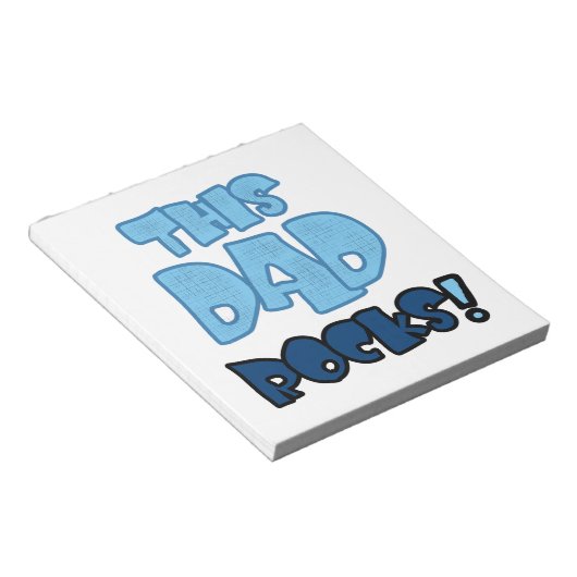 Bloc-note Ce Papa Rocks Des Cadeaux (Incliné)