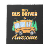 Bloc-note Ce Pilote De Bus Est Super (Devant)