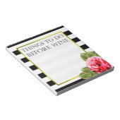 Bloc-note Ce Qu'Il Faut Faire Avant Le Vin (Incliné)