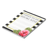 Bloc-note Ce Qu'Il Faut Faire Avant Le Vin (Tourné)