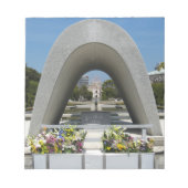 Bloc-note Cénotaphe commémoratif d'Hiroshima (Devant)